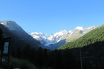 31.08.2020: Oberengadin - Blick von der Montebello-Kurve zur Berninagruppe