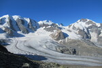 31.08.2020: Oberengadin - Blick auf Piz Pal, Piz Bernina und Persgletscher