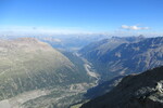 31.08.2020: Oberengadin - Blick vom Munt Pers in Richtung Pontresina
