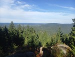 07.09.2025: Erzgebirge und Egergraben - Blick vom Spitzberg bei Graslitz in Richtung Schwaderbach