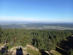 03.10.2025: Fichtelgebirge - Blick vom Asenturm auf dem Ochsenkopf in Richtung Bischofsgrn