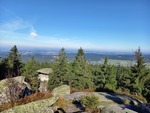 03.10.2025: Fichtelgebirge - Blick vom Ochsenkopfsymbol