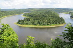 15.07.2014: Thringen (Sonstiges) - Blick vom Heinrichstein auf die Bleilochtalsperre