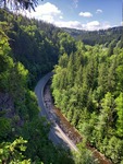 30.05.2025: Erzgebirge - Blick von der Talkanzel ins Tal der Schwarzen Pockau