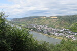 23.07.2023: Rhein - Blick vom Krahnenberg bei Andernach auf Leutesdorf