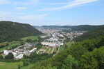 19.07.2023: Zollernalb - Blick vom Mhlenfels auf Albstadt-Ebingen