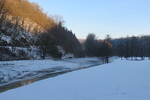 22.01.2017: Vogtland - fast zugefrorene Weie Elster bei Rentzschmhle