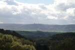 27.10.2017: Harz - Blick von der Schnen Aussicht bei Hainrode zum Kyffhuserdenkmal