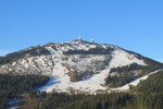 22.04.2019: Bayerischer Wald - Blick von der Strae von Bayerisch Eisenstein nach Lohberg zum Groen Arber