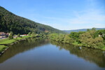 01.06.2019: Mainfranken und Tauberfranken - Blick von der Mainbrcke Freudenberg flussabwrts