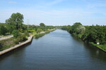 26.05.2020: Nordrhein-Westfalen - Blick von der Waghalsbrcke in Oberhausen auf den Rhein-Herne-Kanal