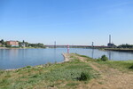 27.05.2020: Nordrhein-Westfalen - Mndung der Ruhr (von rechts) in den Rhein
