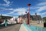 20.08.2020: Mosel - Blick von der Moselbrcke auf Traben