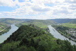 22.08.2020: Mosel - Blick vom Prinzenkopfturm auf die Zeller Moselschleife