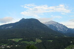 29.07.2021: Berchtesgadener Land - Blick vom Doktorberg in Berchtesgaden auf Kehlstein und Hohes Brett
