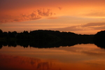 06.07.2012: Vogtland - Talsperre Phl im Abendrot nahe Altensalz