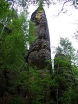 05.05.2009: Schsische Schweiz - Felsnadel nahe der Schrammsteine