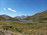 07.08.2026: Pyrenäen - Somportpass und Umgebung - Blick über den Ibón Escalar in Richtung Somportpass