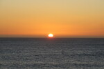 26.12.2018: Gran Canaria - Sonnenuntergang ber dem Meer nahe des Leuchtturms von Maspalomas