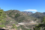 27.12.2018: Gran Canaria - Blick vom Aufstieg zum Cruz las Hesitas auf die GC 605