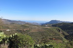 27.12.2018: Gran Canaria - Blick von der GC 60 nahe Cruz Grande in Richtung San Bartolomé und Küste