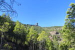 31.12.2018: Gran Canaria - Blick vom Weg zwischen La Culata und La Goleta zum Roque Nublo