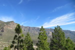 01.01.2019: Gran Canaria - Blick vom Weg zwischen Cruz Grande und San Bartolomé zum Pico de las Nieves