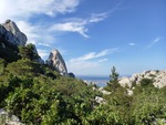 16.08.2025: Nationalpark Paklenica - Felsformationen mit Adria im Hintergrund