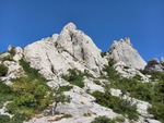 16.08.2025: Nationalpark Paklenica - dieselbe Felsformation aus der Nhe