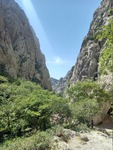16.08.2025: Nationalpark Paklenica - in der Schlucht, Blick in Richtung Adria