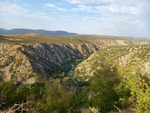 18.08.2025: Canyon der Krupa - Blick in den Canyon
