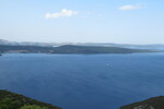 17.08.2025: Insel Ugljan - Blick von Sveti Mithovil in Richtung Westen (Insel Iž, dahinter Dugi Otok)