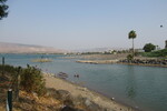 14.08.2023: See Genezareth und Golanhhen - Ausfluss des Jordan aus dem See Genezareth