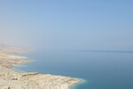 17.08.2023: Totes Meer und Umgebung - Blick vom Highway 90 ber das Nordbecken des Toten Meeres