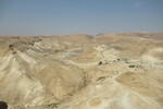 18.08.2023: Totes Meer und Umgebung - Blick von der Festung Masada in Richtung Westen