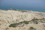 18.08.2023: Totes Meer und Umgebung - Blick von den Hhen der Oase En Gedi zum Toten Meer