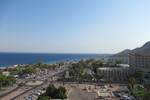 22.08.2023: Rotes Meer - Blick vom Hotel Prima Music in Eilat in Richtung Sdosten