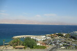 22.08.2023: Rotes Meer - Blick vom Hotel Prima Music in Eilat in Richtung Westen