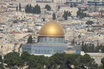 24.08.2023: Jerusalem und Umgebung - Blick vom lberg zum Felsendom