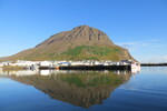 29.08.2014: Bolungarvík - Blick vom Fjord auf Bolungarvík