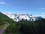 23.07.2024: Sdtirol - Vinschgau - Blick vom Weg von der Rescher Alm zum Dreilnderstein ber das Inntal