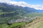 15.05.2016: Südtirol - Vinschgau - Blick von der Burg Schlandersberg auf Schlanders