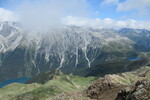 26.07.2021: Südtirol - Staller Sattel - Blick von der Rotewand zu Antholzer See und Oberem See
