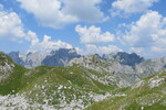 21.07.2019: Prokletije - Blick von unterhalb der Maja Rosit auf die Gipfel in Albanien