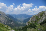 21.07.2019: Prokletije - Blick in Richtung Vusanje und Gusinje