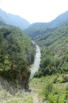 22.07.2019: Taraschlucht - Blick von der Strae Mojkovac - Žabljak