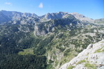 25.07.2019: Durmitor - Blick von der Roten Wand zu den Gipfeln