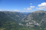 25.07.2019: Taraschlucht - Blick vom Čurevac ber die Taraschlucht