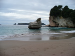 13.01.2006: Coromandel-Halbinsel - am Strand der Cathedral Cove