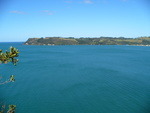 25.02.2006: Coromandel-Halbinsel - Blick vom Shakespear Point über die Cook Bay